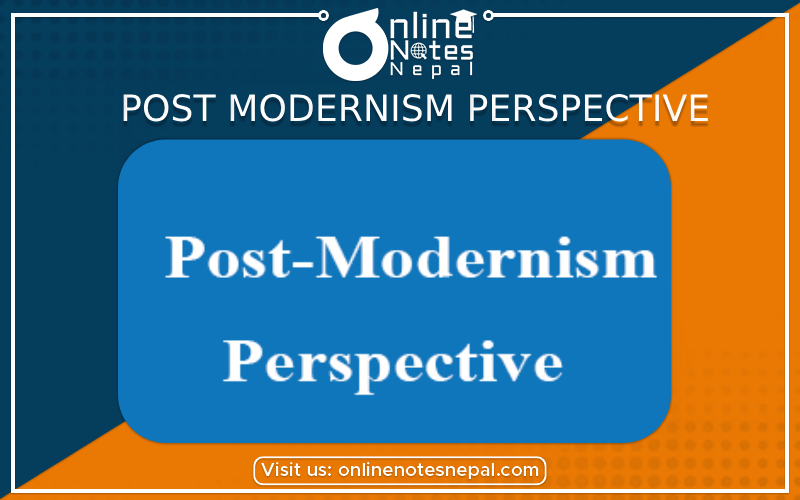 Post Modernism Perspective [PHOTO]